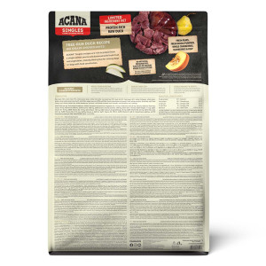 אקאנה סינגלס לכלב מכל הגזעים ברווז ואגס ללא דגנים 2 ק