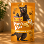 פריסקיז חטיפי לחתול בטעם גבינות 60 גרם -  PARTY MIX-1-1