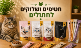חטיפים ושלוקים לחתולים